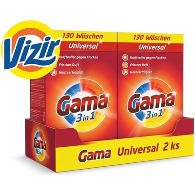 Gama univerzální prací prášek 2 x 7,8 kg 130 PD