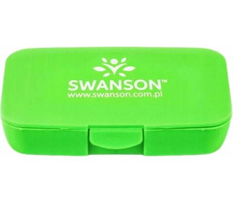 Swanson Pillbox Capsule Container, Green