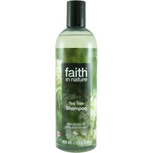 Faith in Nature přírodní Tea Tree šampon s 2% oleje 400 ml