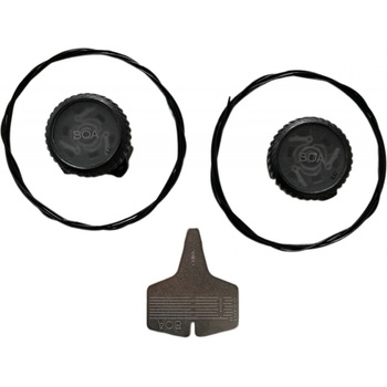Náhradné BOA zapínanie Specialized Boa Li2 Dual Pull Dial Kit L&R Pre-Laced black uni