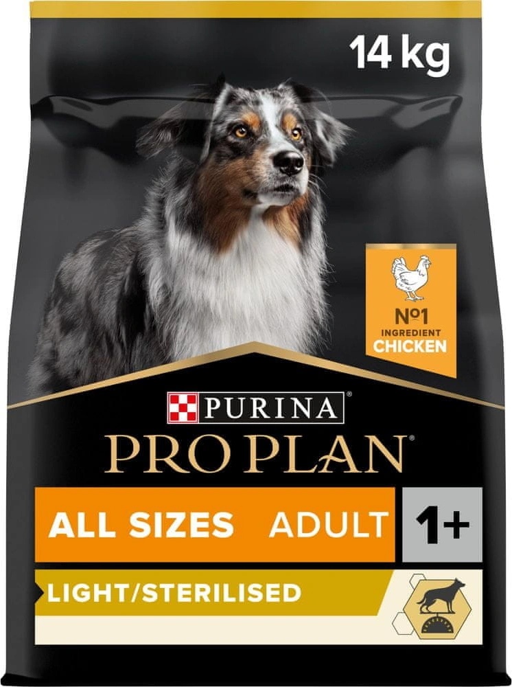 Purina Pro Plan All Sizes Adult Light Sterilised kura 14 kg Purina Pro Plan All Sizes Adult Light Sterilised kura 14 kg