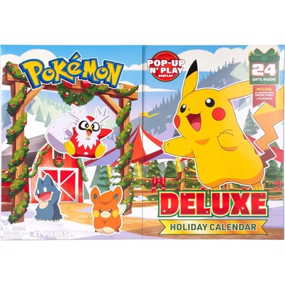 Jazwares Pokémon adventný kalendár DELUXE 2025 (figúrkový - 6 cm)