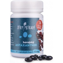 Díky přírodě Havajský astaxanthin Vegan 4 mg Astaxantínu 60 kapsúl