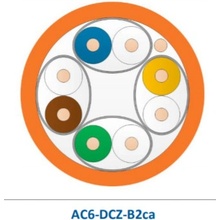 Leviton AC6-DCZ-B2ca-500OR U/FTP AWG26, kat.6A LSZH, B2ca s1a,d1,a1, 500m, oranžový-