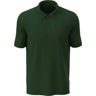 Stedman lux polo st9060 / Мъжка поло риза - бутилково зелена 5xl (st9060bog5xl)