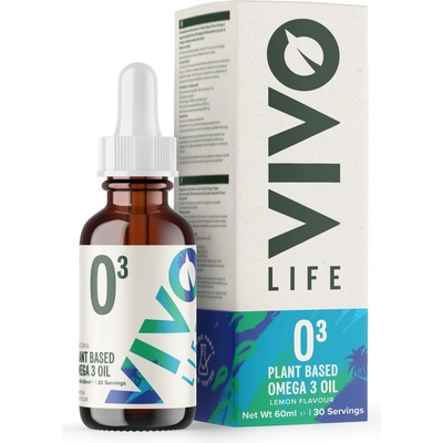Vivo Life omega 3 veganské kapky máte peprná 60 ml