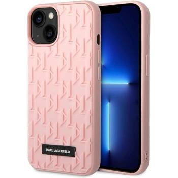 KARL LAGERFELD Кейс Karl Lagerfeld KLHCP14MRUPKLPP за iPhone 14 Plus 6.7", твърд, розов / розов, 3D Monogram (KF001158-0)