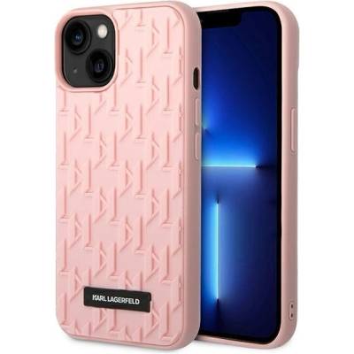 KARL LAGERFELD Кейс Karl Lagerfeld KLHCP14MRUPKLPP за iPhone 14 Plus 6.7", твърд, розов / розов, 3D Monogram (KF001158-0)