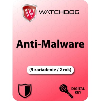 Watchdog Anti-Malware 5 lic. 24 mes.