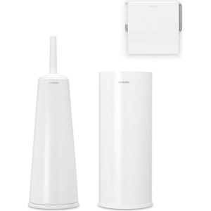 Brabantia Тоалетни аксесоари ReNew бели 3 части (280627)