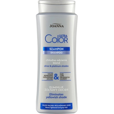 Joanna Ultra Color šampón pre blond odfarbené a šedivé vlasy 400 ml