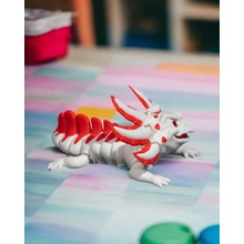 NovaPrint Velký pohyblivý axolotl Velvet Cake Standart
