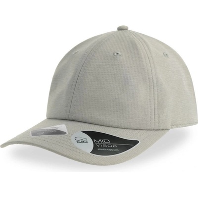 Atlantis Headwear Energy 6 panelová baseballová COT-33015603999 Šedá světlá