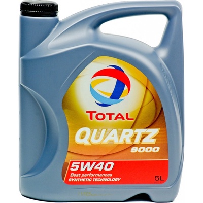 Total Quartz 9000 5W-40 5 l – Zboží Mobilmania