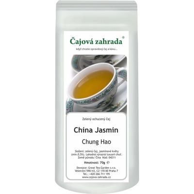 Čajová zahrada China Jasmin Chung Hao jasmínový zelený čaj 0,5 kg