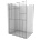 Mexen Kioto душ преграда Walk-in 90 x 200 cm, черен модел 8 mm, хром - 800-090-101-01-78 (800-090-101-01-78)