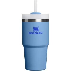 STANLEY Син термос със сламка от неръждаема стомана 600 ml Quencher H2. O FlowState Tumbler Blue Sky - Stanley (100000146127)