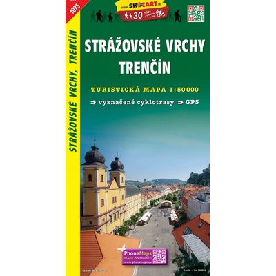 Strážovské vrchy Trenčín 1:50 000