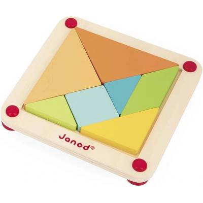 Janod Janod Montessori Origami Tangram s predlohami 25 ks kariet séria J05070