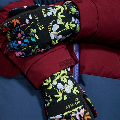 Roxy X Rowley Gore Tex true black multifloral