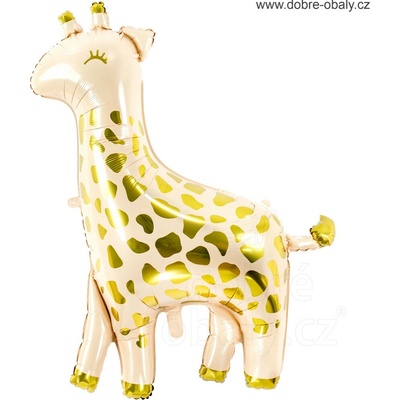 PartyDeco Fóliový balónek 102x80 žirafa