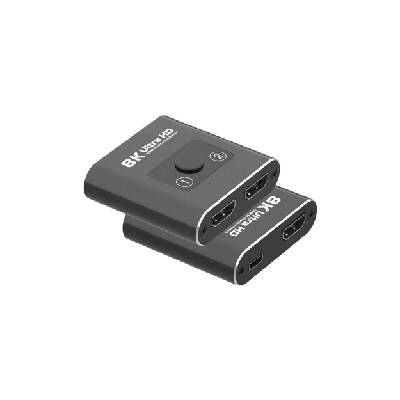 HDMI двупосочен превключвател 2x1, 8K