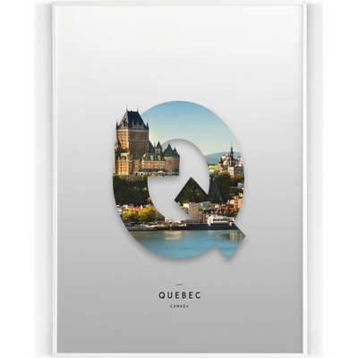 Plakát / Obraz Quebec 50 x 70 cm Tiskové plátno – Zbozi.Blesk.cz