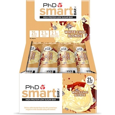 PhD Nutrition Smart Bar, 1x64 Grams/12 bars box/