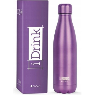 I Drink termoska metalická purple 500 ml ružová