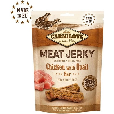 Carnilove Dog Meat Jerky Chicken with Quail Bar 100 g