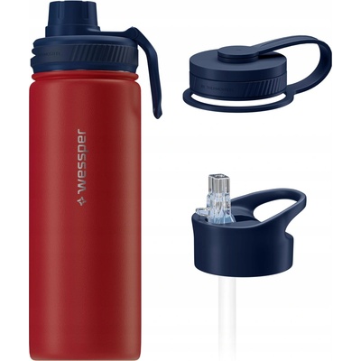 Wessper termoska B3 THERMOSTEEL 500 ml Deep red