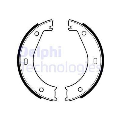 Sada brzd. čeľustí parkov. brzdy DELPHI LS1573