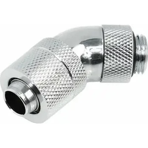 Alphacool Компресионен фитинг Alphacool HF, 13/10 - G1/4, 45°, Въртящ се, Хром (AC-62411) - xtreme