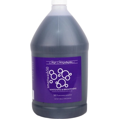 Chris Christensen Systems SmartWash 50 Whitening Shampoo 3.8 L - шампоан за бяла козина, концентрат 50: 1