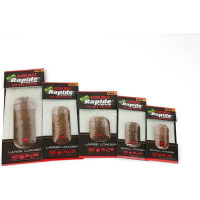 Fox Edges Pva sáčky Rapide Pva System Slow Melt Refills 55x120mm 25ks