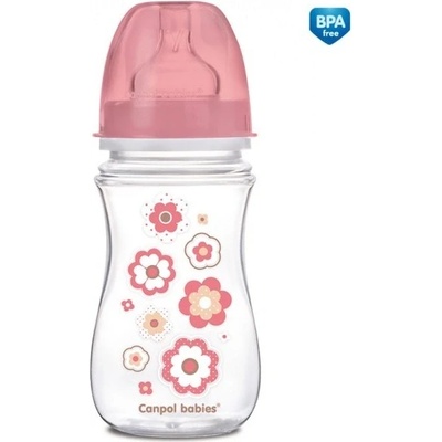 Canpol babies EasyStart Newborn baby 240ml ružové