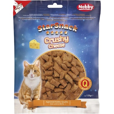 Nobby StarSnack Cat Crush Cheese chrumkavé vankúšiky so syrom 125 g