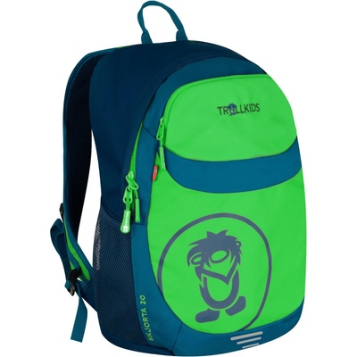Trollkids Детска дневна раница Trollkids Kid's Skjorta Pack 20 Daypack - Fresh Green / Dark Marine / Mystic Blue - размер One Size (504-0542-0211)
