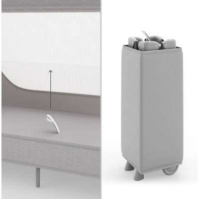 KinderKraft LEODY UP сгъваема бебешка кошара GREY (KCLEODUPGRY0000)