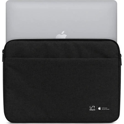 iWant MacBook 13" Sleeve pouzdro Authorized Service Provider černé