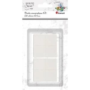 TITANUM Self-adhesive foam 3D 25x25mm white