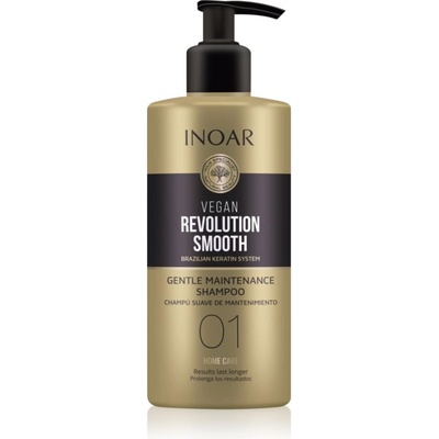 INOAR Vegan Revolution Smooth изправящ шампоан за суха и непокорна коса 350ml