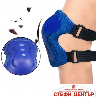 Paolo Детски наколенки РА1011 - 6бр / к-т - Червени (721150)