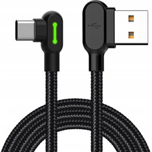 Mcdodo CA-5280 USB na USB-C LED, 3m, černý