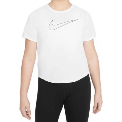 Nike Тениска за момичета Nike Dri-Fit One SS Top GX G - Бял