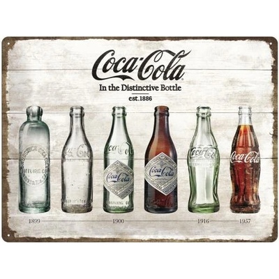 Postershop Plechová cedule - Coca-Cola (Láhve) 30x40 cm