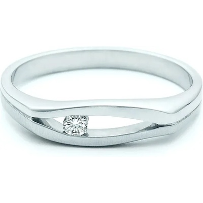 SAVICKI Годежен пръстен savicki: бяло злато, диамант