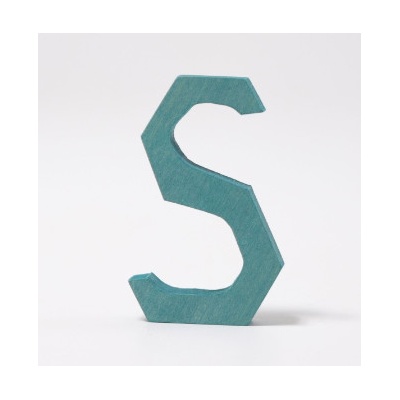Grimm's Dekorace Dřevěné písmeno S
