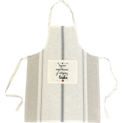 Bohemia Gifts & Cosmetics zástěra s potiskem Tajná ingredience