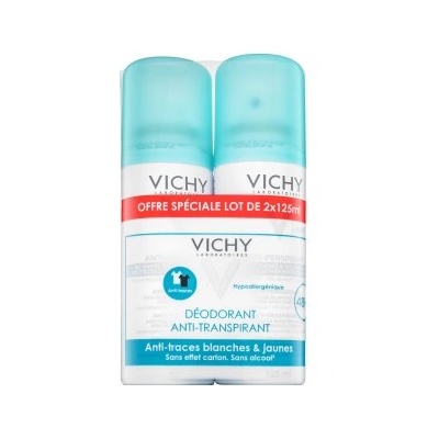 Vichy антиперспирант Deodorant Anti-Transpirant 48H - No Marks 2 x 125 ml